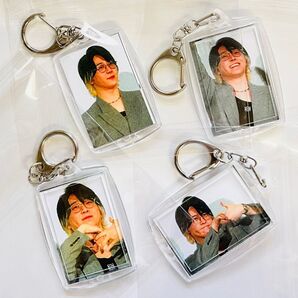 MGA Mrs. GREEN APPLE 大森元貴さん フォト アクリルキーホルダー フォトキーホルダー 4種セット【バラ売り可】
