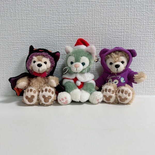 ディズニーシー ダッフィー シェリーメイ ぬいぐるみバッチ ぬいぐるみ TDS ぬいぐるみバッジ ディズニー ストラップ