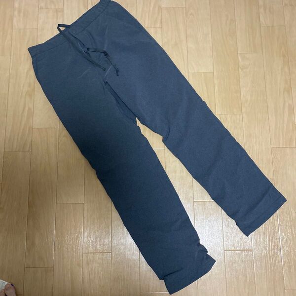 ユニクロ ヒートテックウォームイージーパンツ グレーM 暖パン