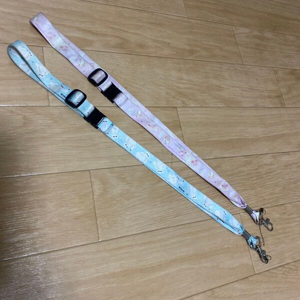 ネックストラップ ベイマックス カービィ 2本セット中古 スマホストラップ