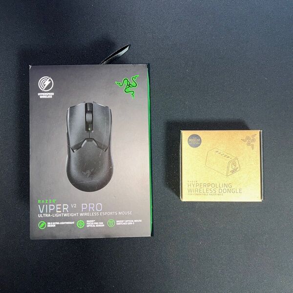 Razer Viper V2 Pro 8Kドングル付属