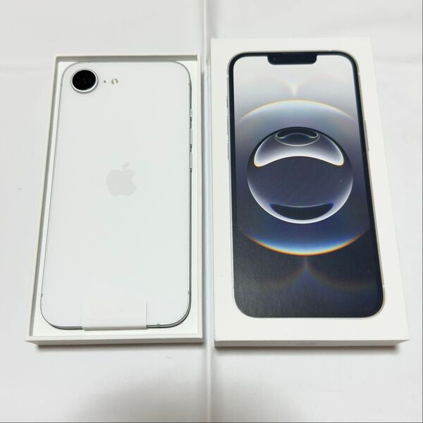 【美品】iPhone 16e ホワイト 128GB SIMフリー