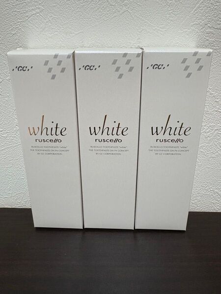 【新品未使用】ルシェロホワイト ピュアミントタイプ 100g×3本セット