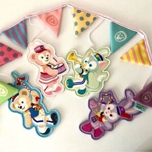 TDL TDS ディズニー 35周年 ダッフィー シェリーメイ ステラルー ジェラトーニ マーチング ガーランド