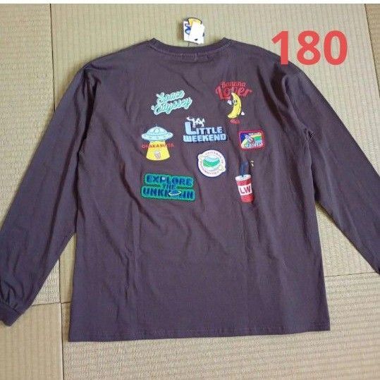リトルウィークエンド 180cm ワッペンロンT 長袖Tシャツ
