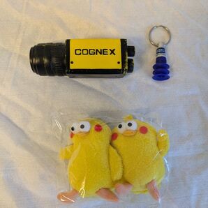 メーカーノベルティ ドコモポインコストラップ シュマルツ吸着パットキーホルダー コグネックスカメラふわふわモック