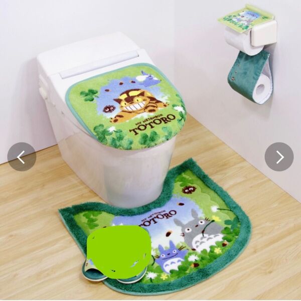 トイレ用マット、兼用フタカバー2点セット