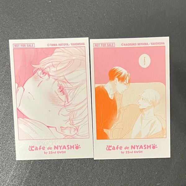 GUSH NYASH カフェ CAFE 美山薫子 鳩屋タマ 特典 トレカ トレーディングカード パーフェクトアディクション