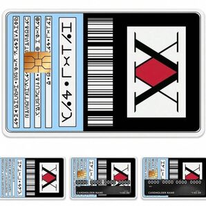 【【 新品未使用 】】 HUNTER×HUNTER ライセンス クレカシール4枚
