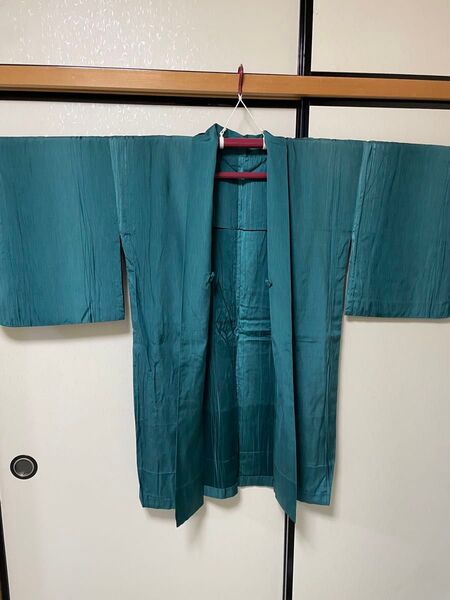 羽織 雨コート生地 ポリエステル 裄67 着丈94