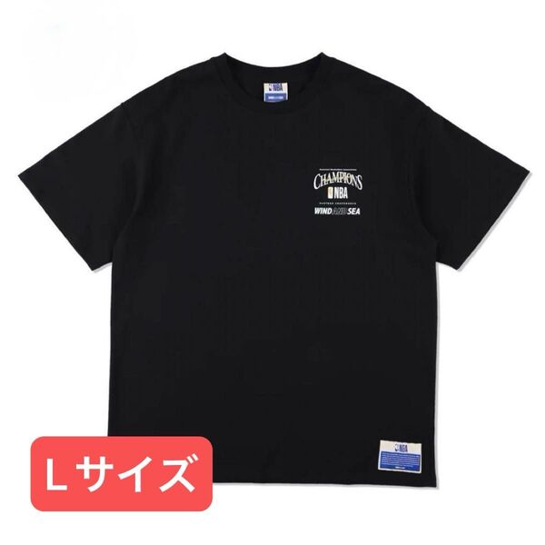 windandsea ウィンダンシー NBA CHAMPIONS チャンピオン Lサイズ ブラック wind and sea