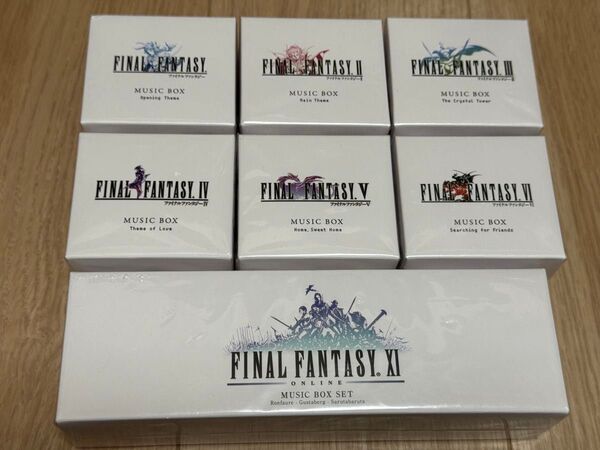 【未開封】ファイナルファンタジー オルゴール【1・2・3・4・5・6・11】 FINAL FANTASY ORGEL