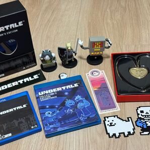 「UNDERTALE」コレクターズエディションVita+ちていのちっこいなかま3匹+未開封のうざいイヌニットキャップ【セット販売】