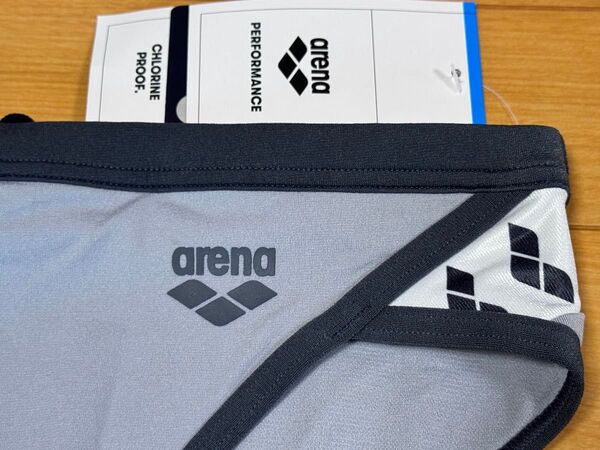 【新品】arena アリーナ 競泳水着 グレー/ブラック US28インチ