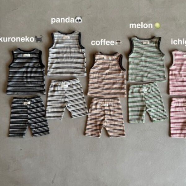 kokokids summer border set up 韓国子供服