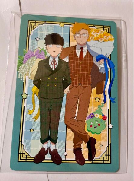 Ani-Art モブサイコ100 霊幻新隆 メディコス POP UP SHOP影山茂夫 特典 ミニカード スーツ