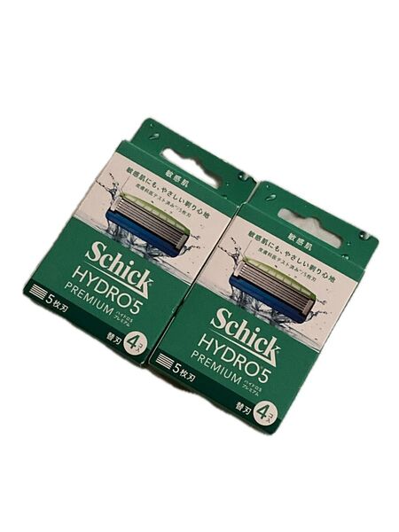 シック ハイドロ5 プレミアム 敏感肌用 5枚刃 替刃 4個入 × 2セット 新品