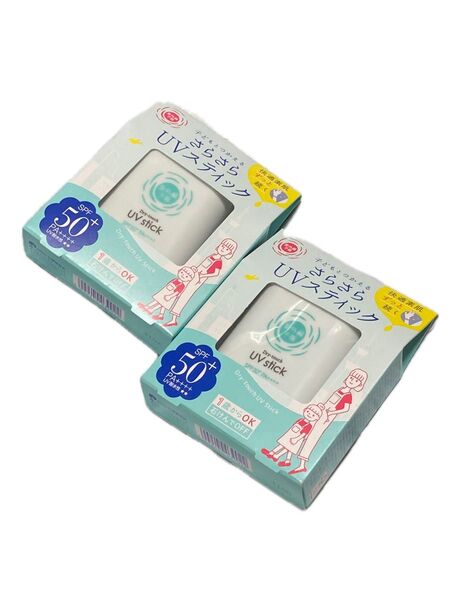 2個 紫外線予報 さらさらUVスティックF SPF50+ PA++++ 15g 新品
