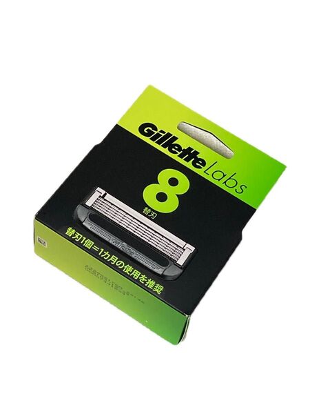 ジレット ラボ 角質除去バー搭載 5枚刃 替刃 8個入 × 1セット 新品