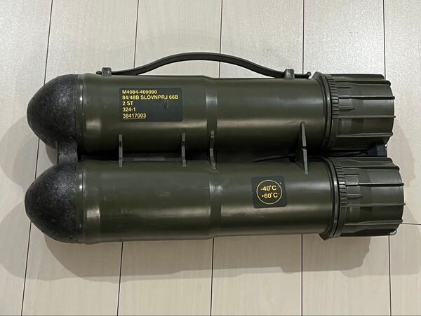 カールグスタフ 砲弾ケース 84mm無反動砲 M2 M3 M4 VFC 放出品? ロケットランチャー Carl Gustaf
