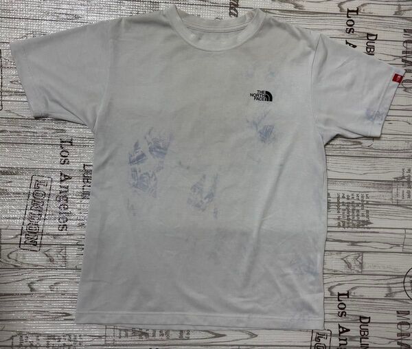 【訳あり】THE NORTH FACE 半袖 Tシャツ NT32158 Mサイズ ノースフェイス 白 アウトドア