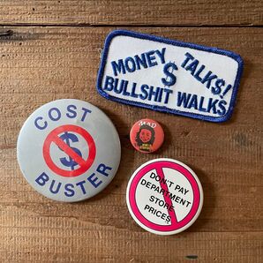 Vintage Button Badges & Patch