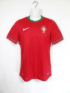 ポルトガル 代表 2012 ホーム オーセンティック ユニフォーム S 美品 ナイキ NIKE 送料無料 選手仕様 portugal サッカー シャツ