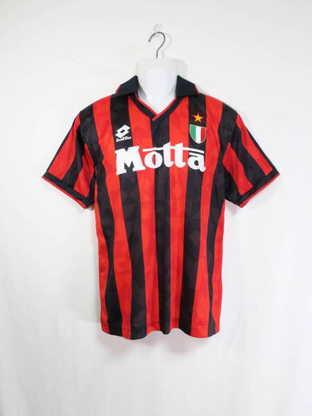AC ミラン 93-94 ホーム ユニフォーム ロット LOTTO MILAN サッカー シャツ motta