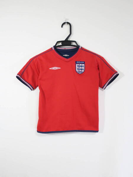 イングランド 代表 02 アウェイ ユニフォーム ジュニア 120cm アンブロ UMBRO England サッカー シャツ キッズ 子ども