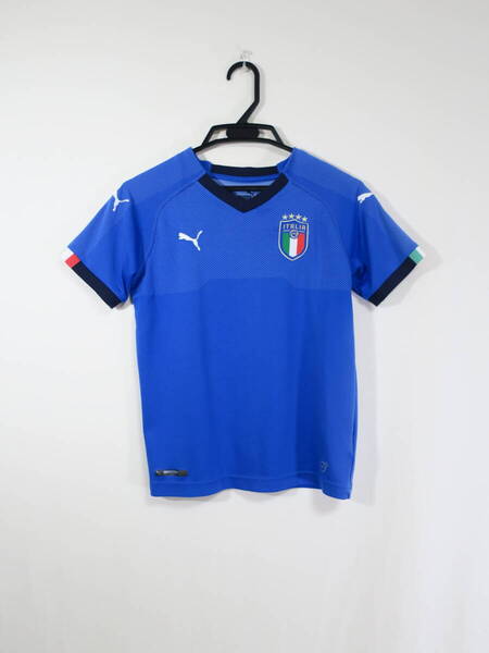 イタリア 代表 2018 ホーム ユニフォーム ジュニア 140-150cm プーマ PUMA ITALIA ITALY サッカー シャツ キッズ 子ども シャツ