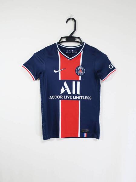 パリ・サンジェルマン PSG 20-21 ホーム ユニフォーム ジュニアXS 130cm ナイキ NIKE Paris Saint-Germain サッカー シャツ