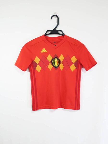 ベルギー 代表 2018 ホーム ユニフォーム ジュニア 140cm アディダス ADIDAS Belgique 子ども サッカー シャツ