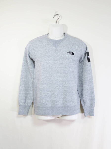 ノースフェイス THE NORTH FACE スクエアロゴ クルー M メンズ スウェット トレーナー グレー NT11954