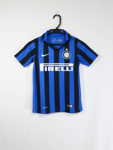 インテル INTER 15-16 ホーム ユニフォーム ジュニア S 130-140cm ナイキ NIKE 子ども サッカー シャツ