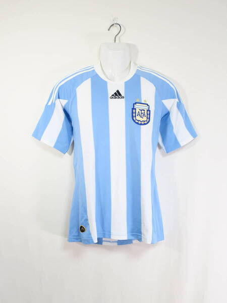 アルゼンチン 代表 2010 ホーム ユニフォーム M アディダス ADIDAS ARGENTINA シャツ サッカー