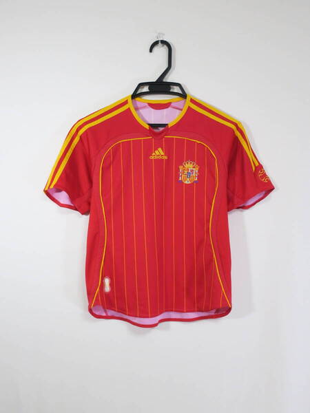 スペイン 代表 06-07 ホーム ユニフォーム ジュニア 140cm アディダス ADIDAS SPAIN 子ども キッズ サッカー シャツ