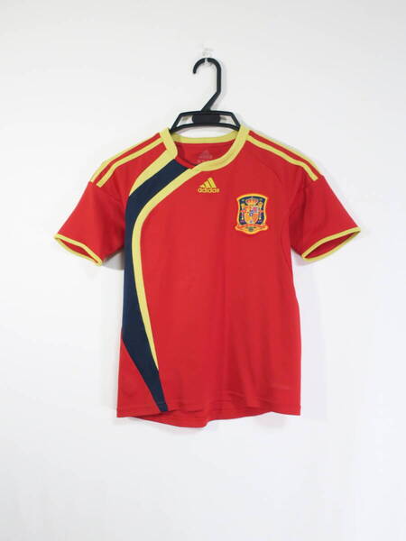 スペイン 代表 2009 ホーム ユニフォーム ジュニア 140cm アディダス ADIDAS SPAIN 子ども キッズ サッカー シャツ