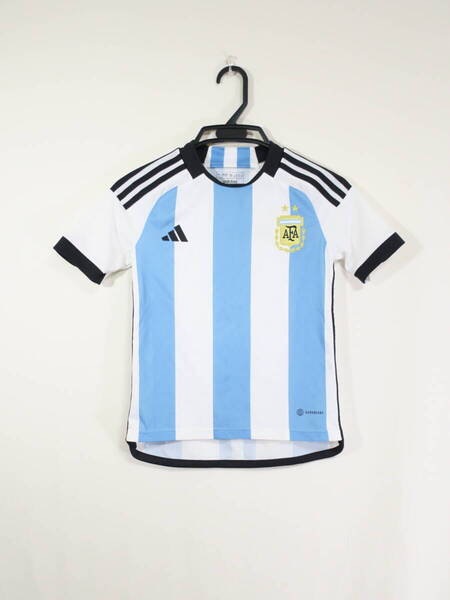 アルゼンチン 代表 2024 ホーム ユニフォーム ジュニア 140cm アディダス ADIDAS サッカー シャツ 子ども キッズ Argentina