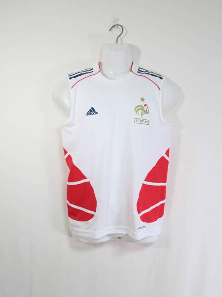フランス代表 ノースリーブ タンクトップ プラクティスシャツ ユニフォーム トレーニングウェア アディダス ADIDAS france