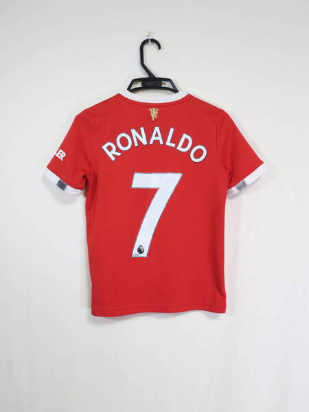 マンチェスター・ユナイテッド #7 ロナウド 21-22 ホーム ユニフォーム ジュニア 150cm アディダス ADIDAS Manchester United シャツ