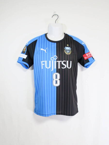 川崎フロンターレ #8 阿部浩之 2018 オーセンティック ホーム ユニフォーム S プーマ PUMA FRONTALE Jリーグ サッカー シャツ 選手仕様