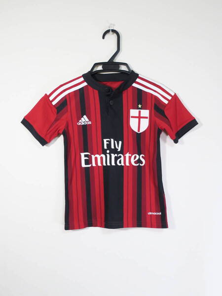 AC ミラン 14-15 ホーム ユニフォーム ジュニア 130cm アディダス ADIDAS MILAN サッカー シャツ 子ども キッズ