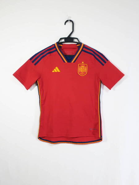 スペイン 代表 2022 ホーム ユニフォーム ジュニア 150cm アディダス ADIDAS サッカー シャツ 子ども キッズ SPAIN