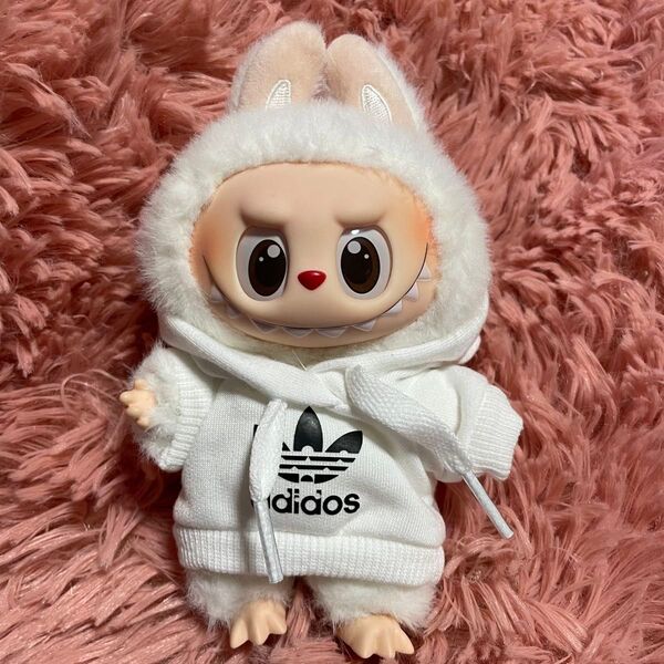 POPMART LABUBU ラブブ ぬい服 ぬいぐるみ服 着せ替え 17cm パーカー