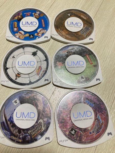 PSP ソフト 6本まとめ売り 箱無しソフトのみ