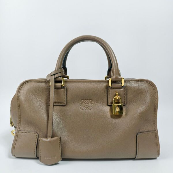 LOEWE ロエベ アマソナ28 ハンドバッグ ブラウン