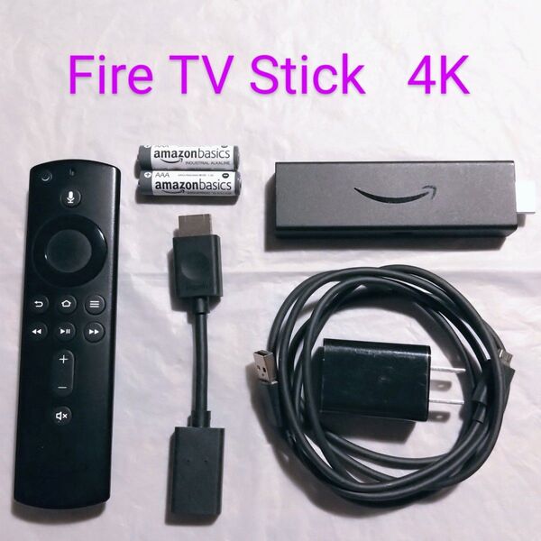 Amazon ファイヤースティック 4K 純正リモコン付属(注意事項あり) Fire TV Stick