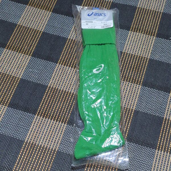 asics アシックス サッカー ソックス グリーン 25 26 27cm ストッキング 靴下 ラグビー フットサル GREEN