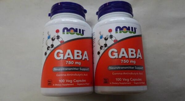 2個 GABA 750mg 100粒 NOW FOODS ナウフーズ ガンマ アミノ酪酸 ギャバ サプリメント 睡眠改善 サプリ