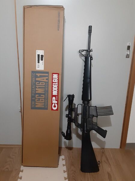 MGCアサルトライフルM-16CP.スコープ付き。